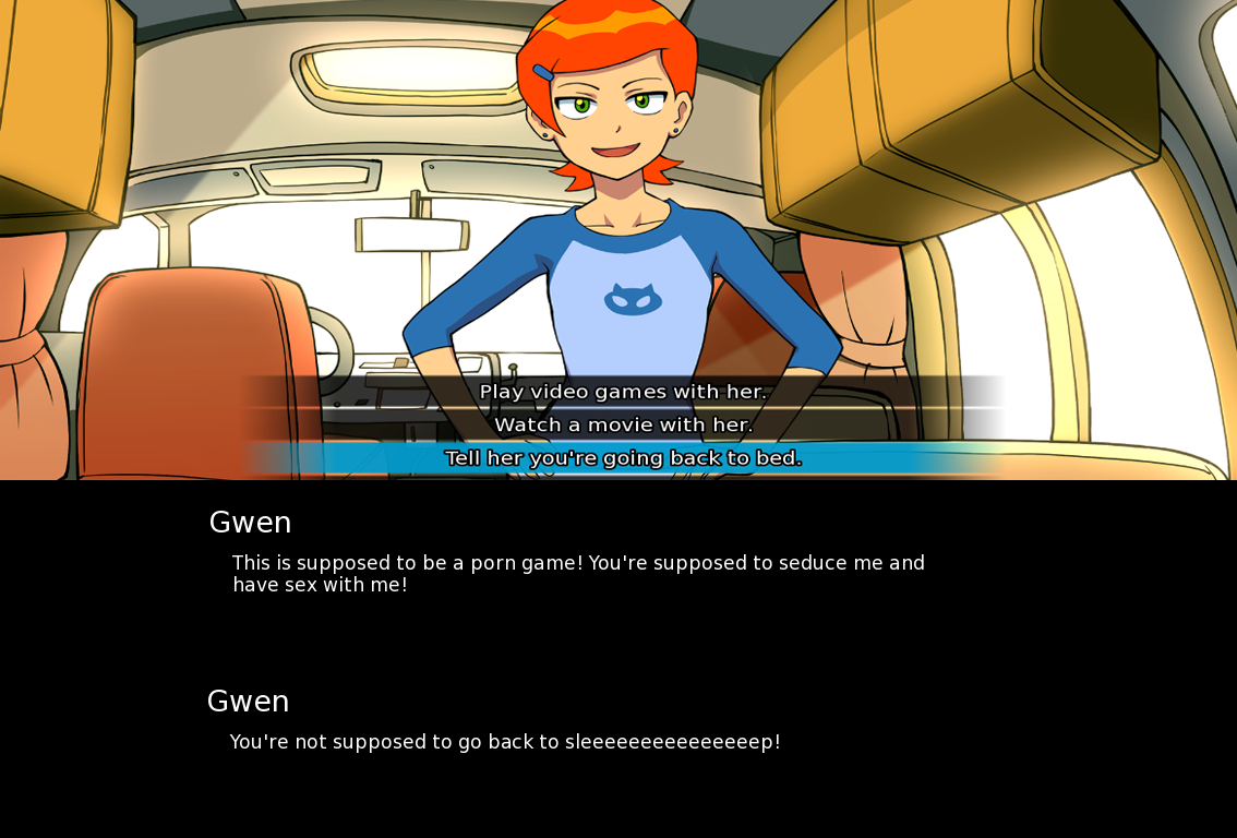 Ren'Py - Completed Ben 10: A day with Gwen v1.0 Sexyverse Games.