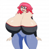 Shop girl red hair Stand up.png