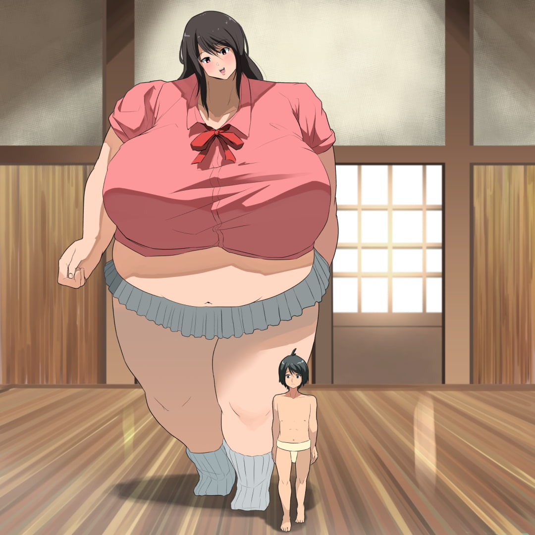 Just simply joining a giantess women’s sumo wrestling club
