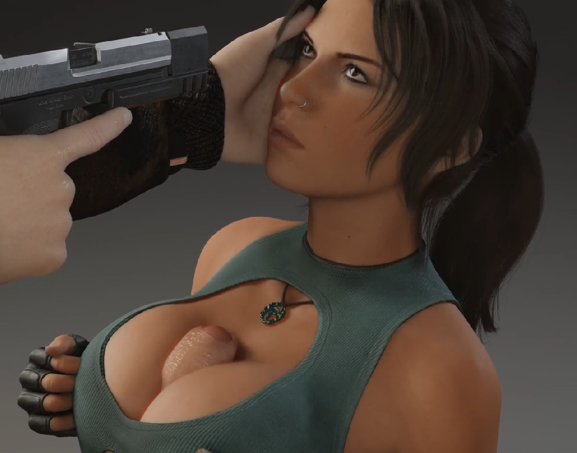 Lara croft breaking the quiet