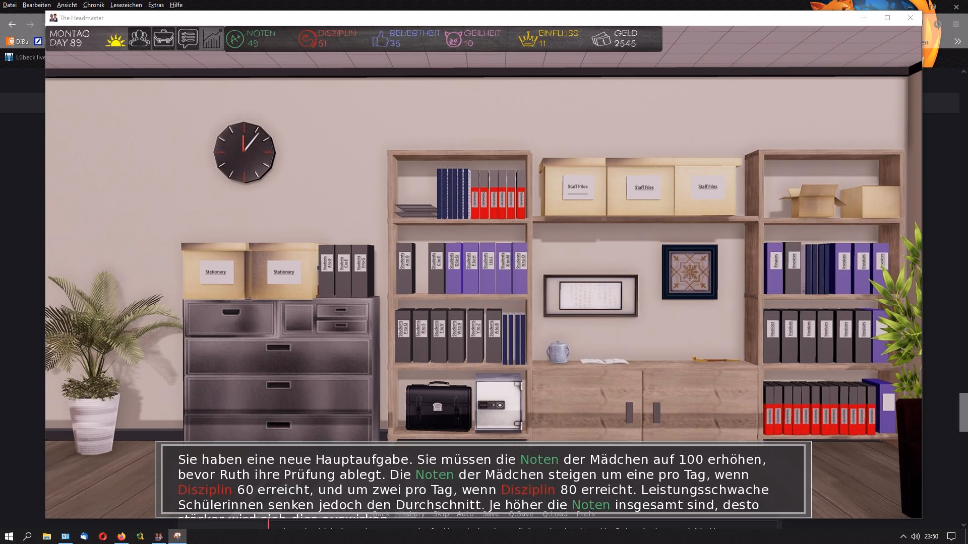Mod Ren'Py The Headmaster German translation [v0.11.1] [Altos and
