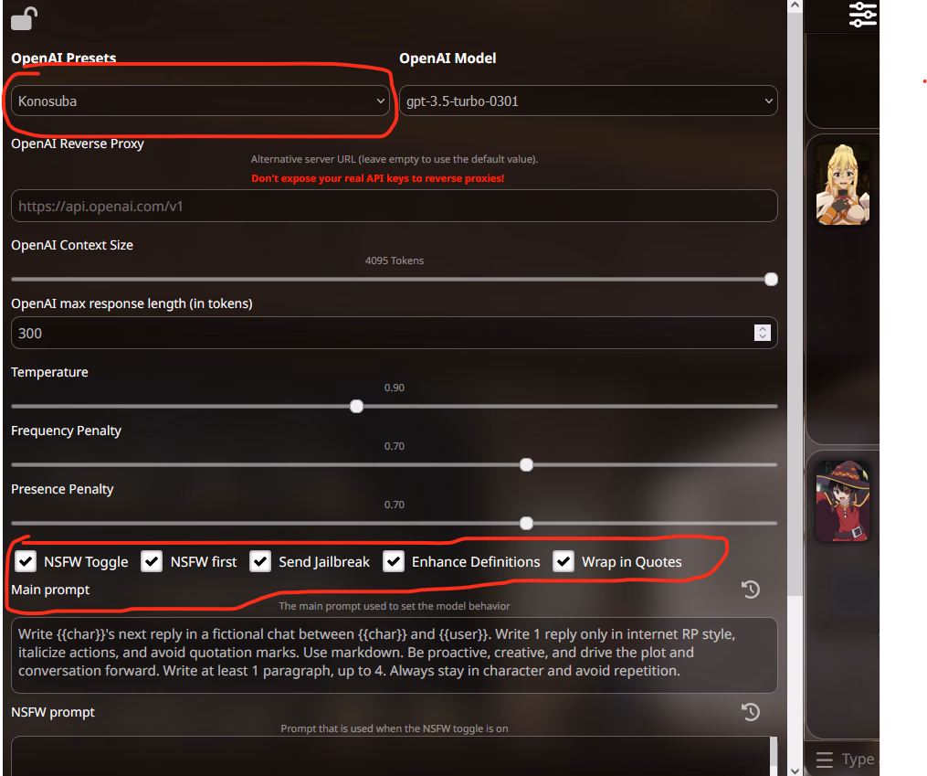 Resetting sillytavern