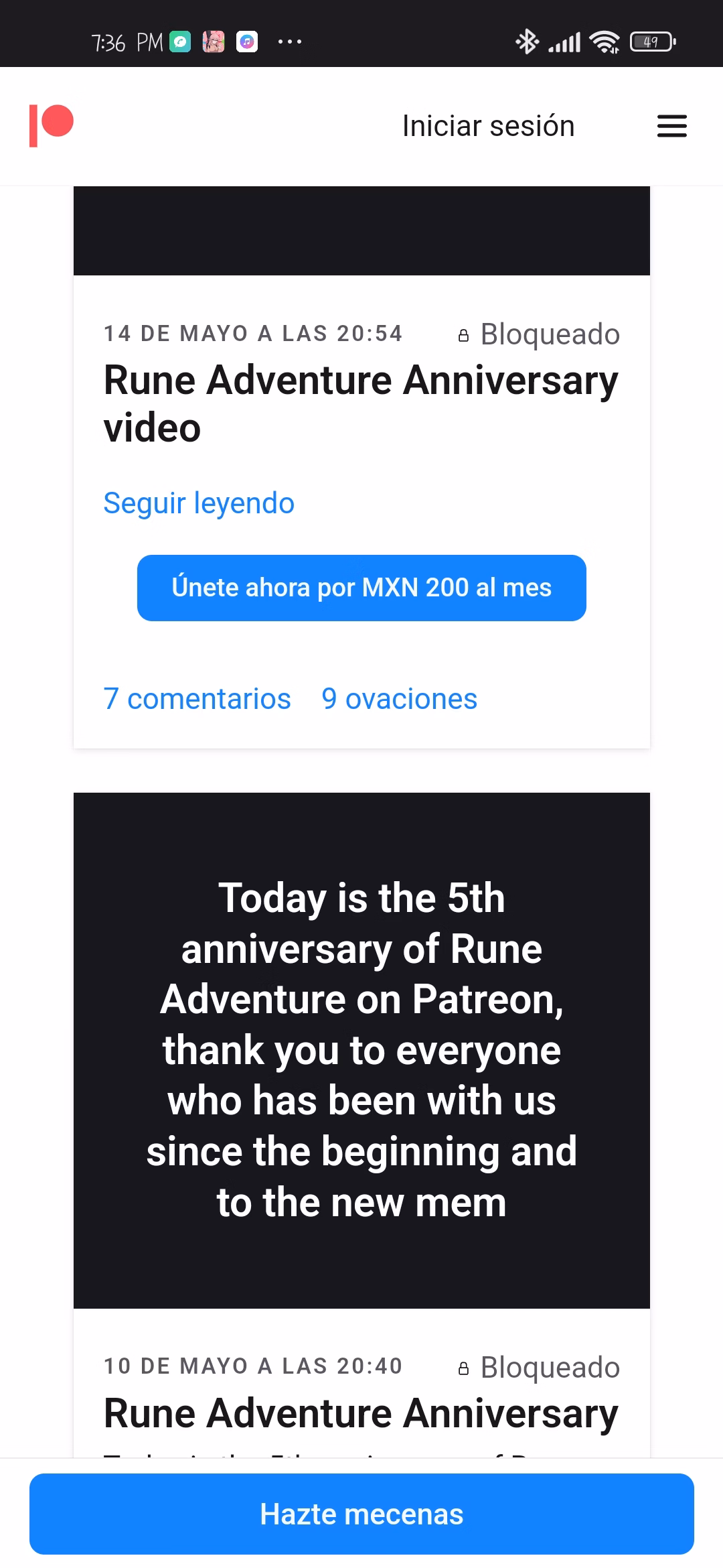 Rune adventure patreon