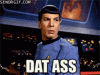 even Spock got thrilled with dat butt!