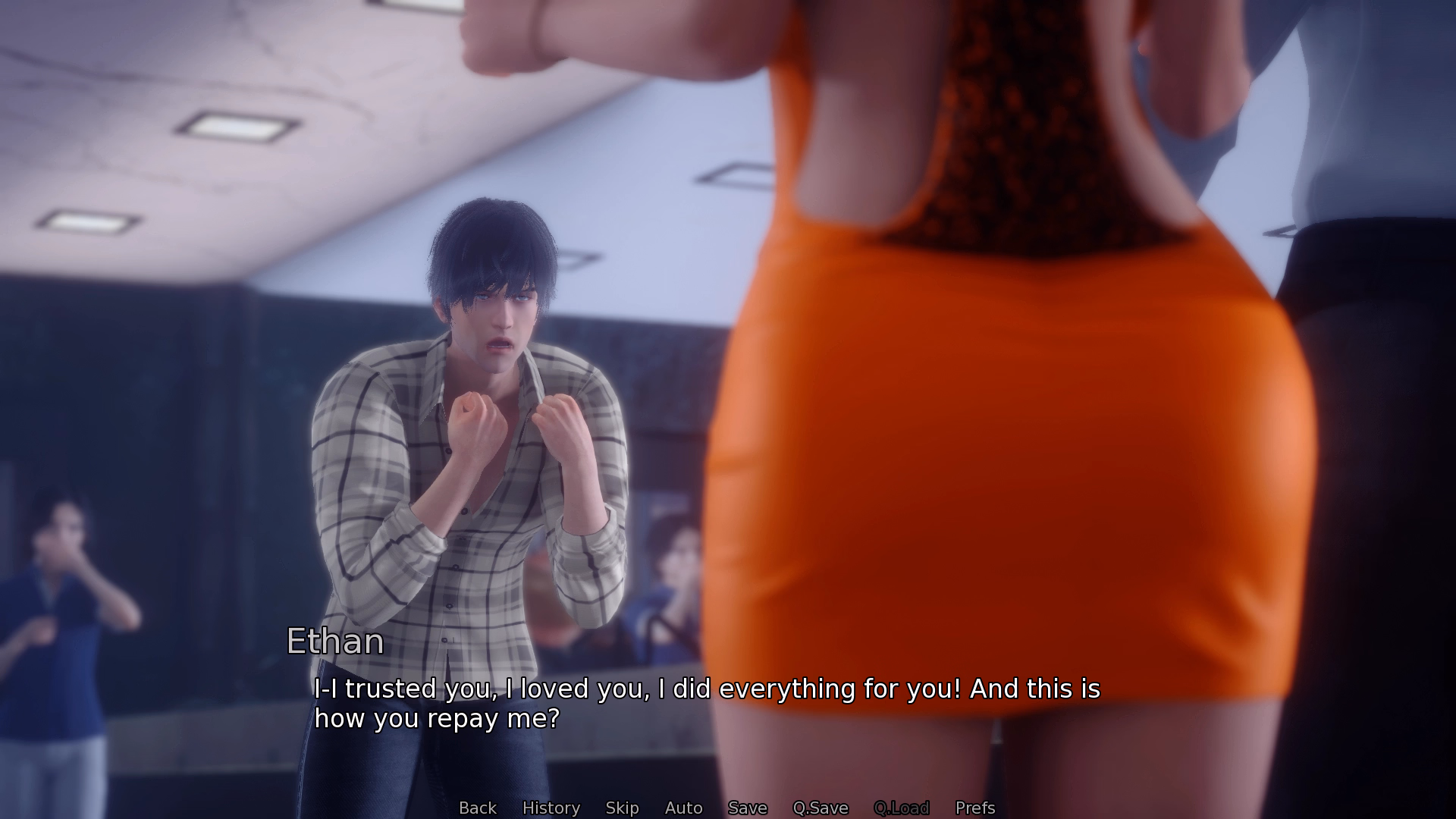 VN Ren'Py Abandoned Wake up and change [v0.001] [KARKAS NYAMCO] screenshot