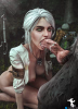 Ciri Blowing a Werewolf by ChadRat3D.png