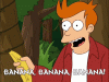 Futurama Fry Banana.gif