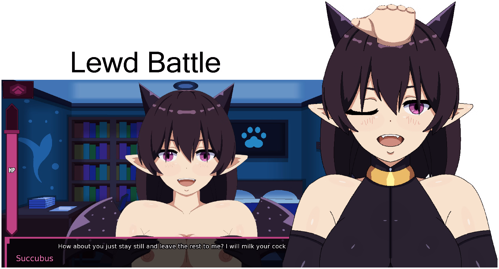 VN Ren'Py Succubus Challenge [Demo 2] [Xoullion] screenshot