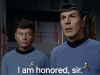 Trek Spock I am Honored, Sir.gif