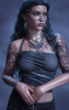 CJ Elysia Little Messy Outfit Wet Style Curly Hair Nocture Accessories.png