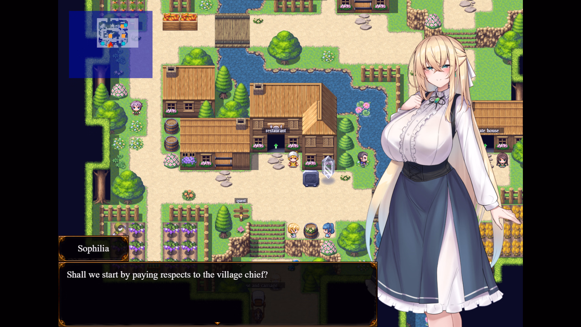 RPGM Completed Sister Sophie and the Witch's Curse [v1.0] [FullskyWorkshop] screenshot