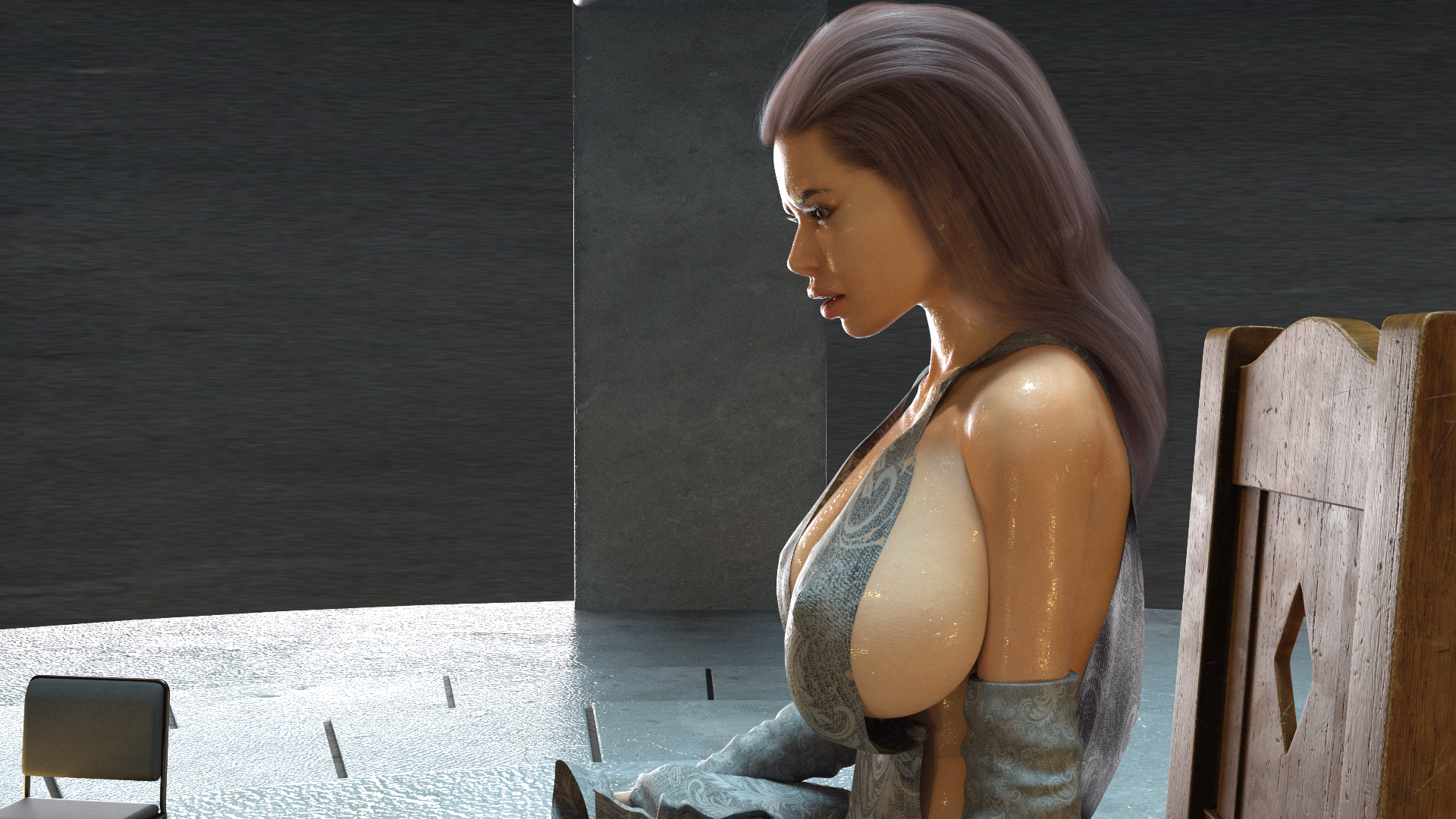VN Ren'Py Abandoned Nocturnal Angels [v0.01b Hotfix] [NemesisGames] screenshot