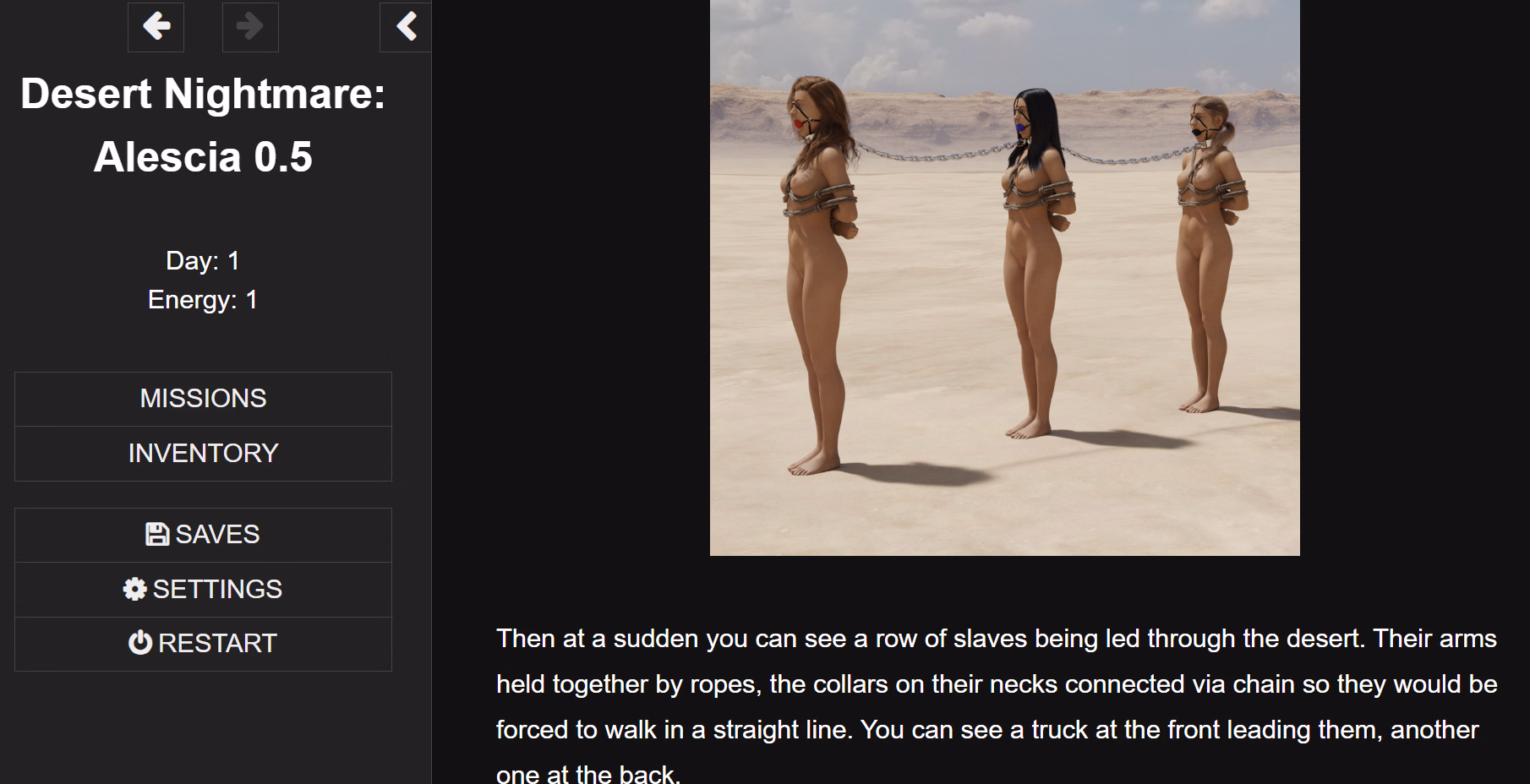 HTML Desert Nightmare [v0.70] [Primal356] screenshot