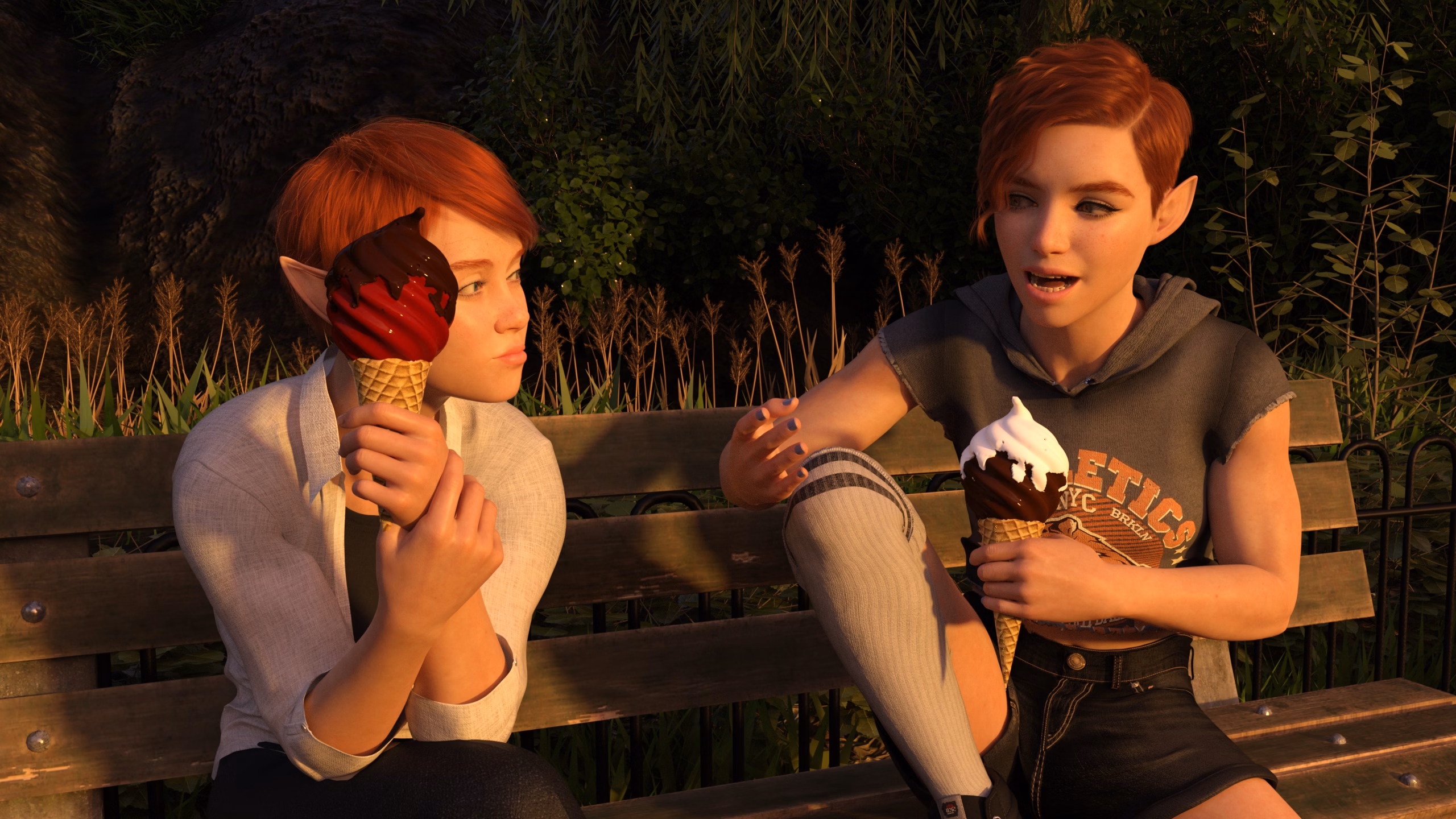 VN Ren'Py Onhold Two of a Kind [Demo] [Sneaky Games] screenshot