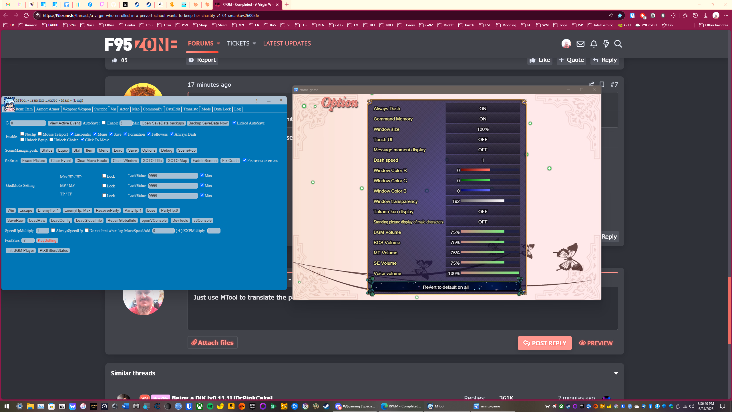 RPGM Completed A Virgin Who Enrolled in a Pervert School Wants to Keep Her Chastity [v1.01] [Smankov] screenshot
