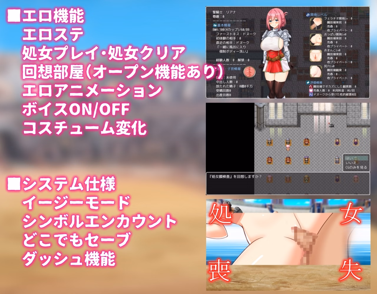 RPGM Completed Holy Knight Liana - The Warrior of Prison Island - [Final] [dHR-ken] screenshot