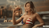 burger girl america.gif