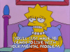 Simpsons Lisa Learn to Live With Your Mental Problem.gif