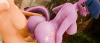 Applejack X Twilight bench outdoors Clip.gif