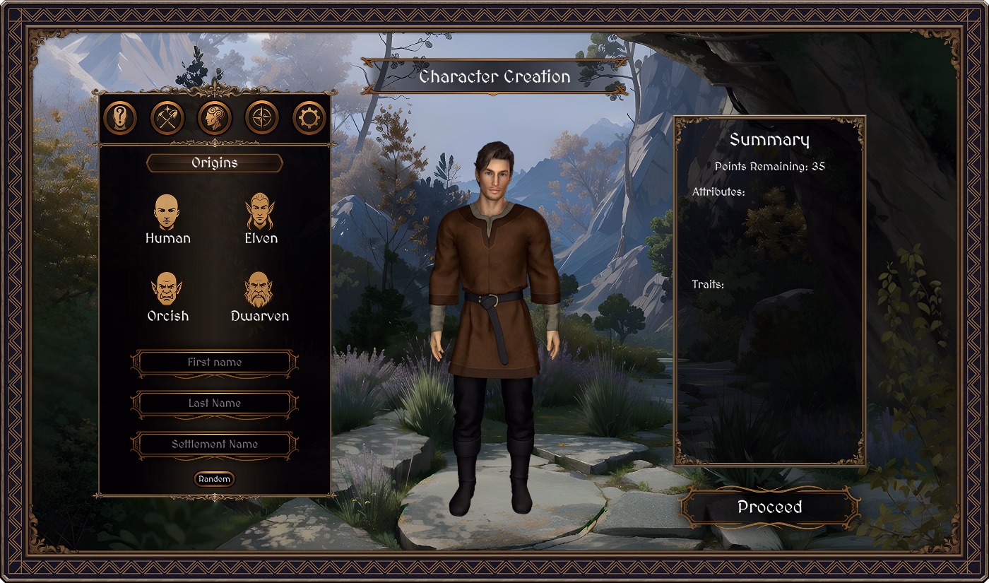 HTML The World of Bemoria [Initial Build v0.10a] [Bemorian Studios] screenshot