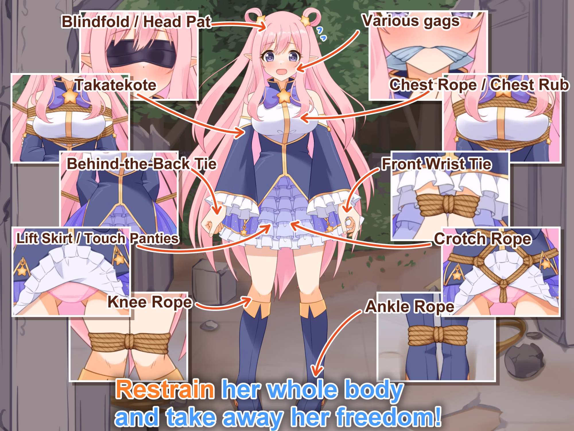 Others Completed Nawanokagura II Clothed Bondage Simulation [Full] [Teahouse Murakumo] screenshot