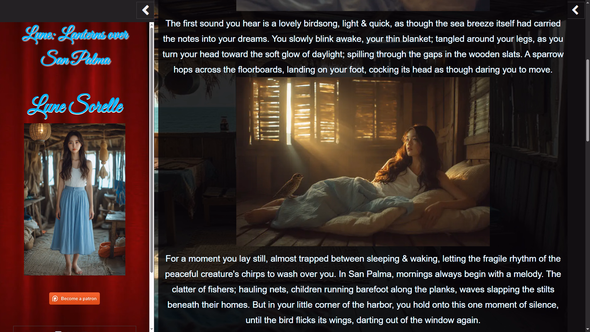 VN HTML Lune: Lanterns over San Palma [v0.0.2] [Violet Kitten] screenshot