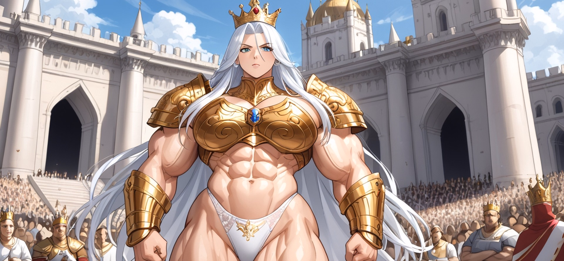 VN Ren'Py Muscle Queen [v1.1] [Muscle Girl Paradise]