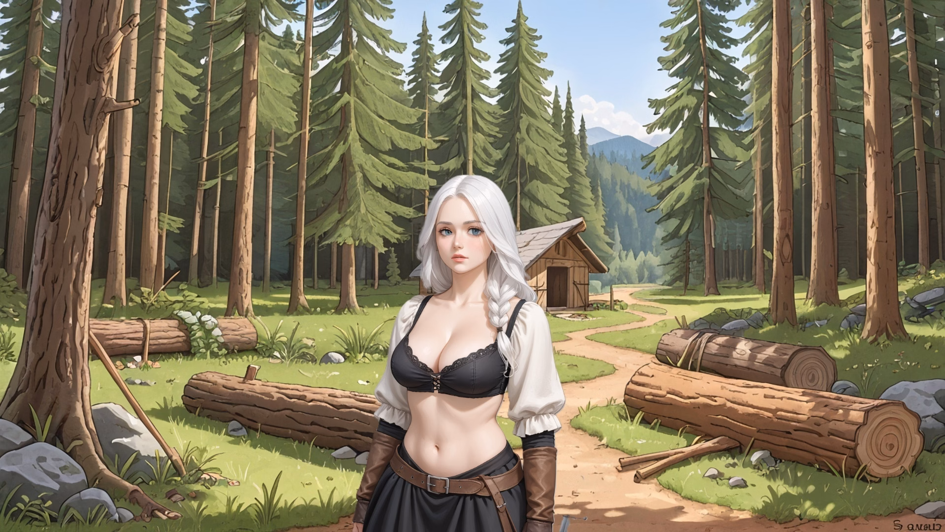 VN Ren'Py Muscle Queen [v1.1] [Muscle Girl Paradise] screenshot