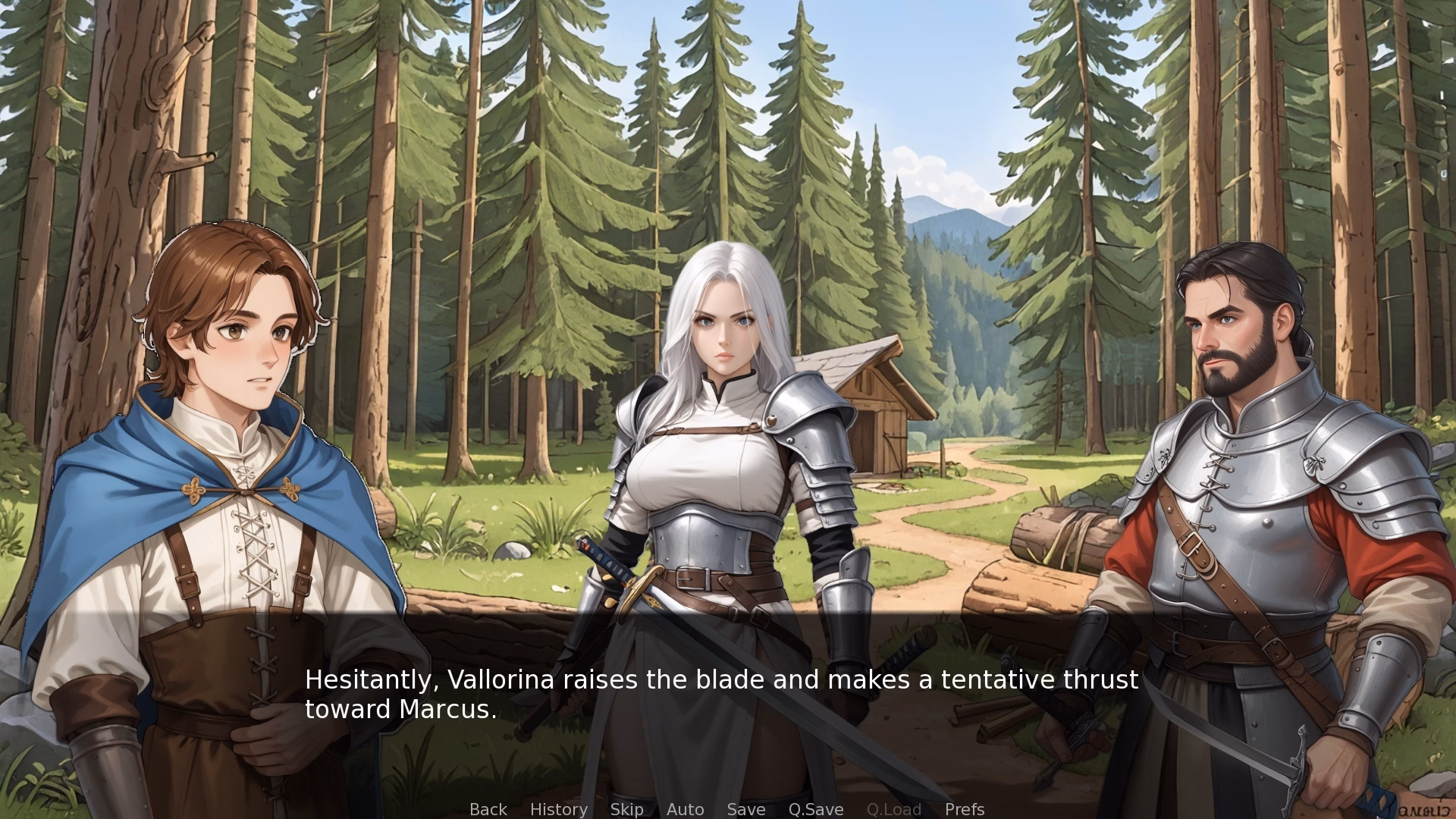 VN Ren'Py Muscle Queen [v1.1] [Muscle Girl Paradise] screenshot