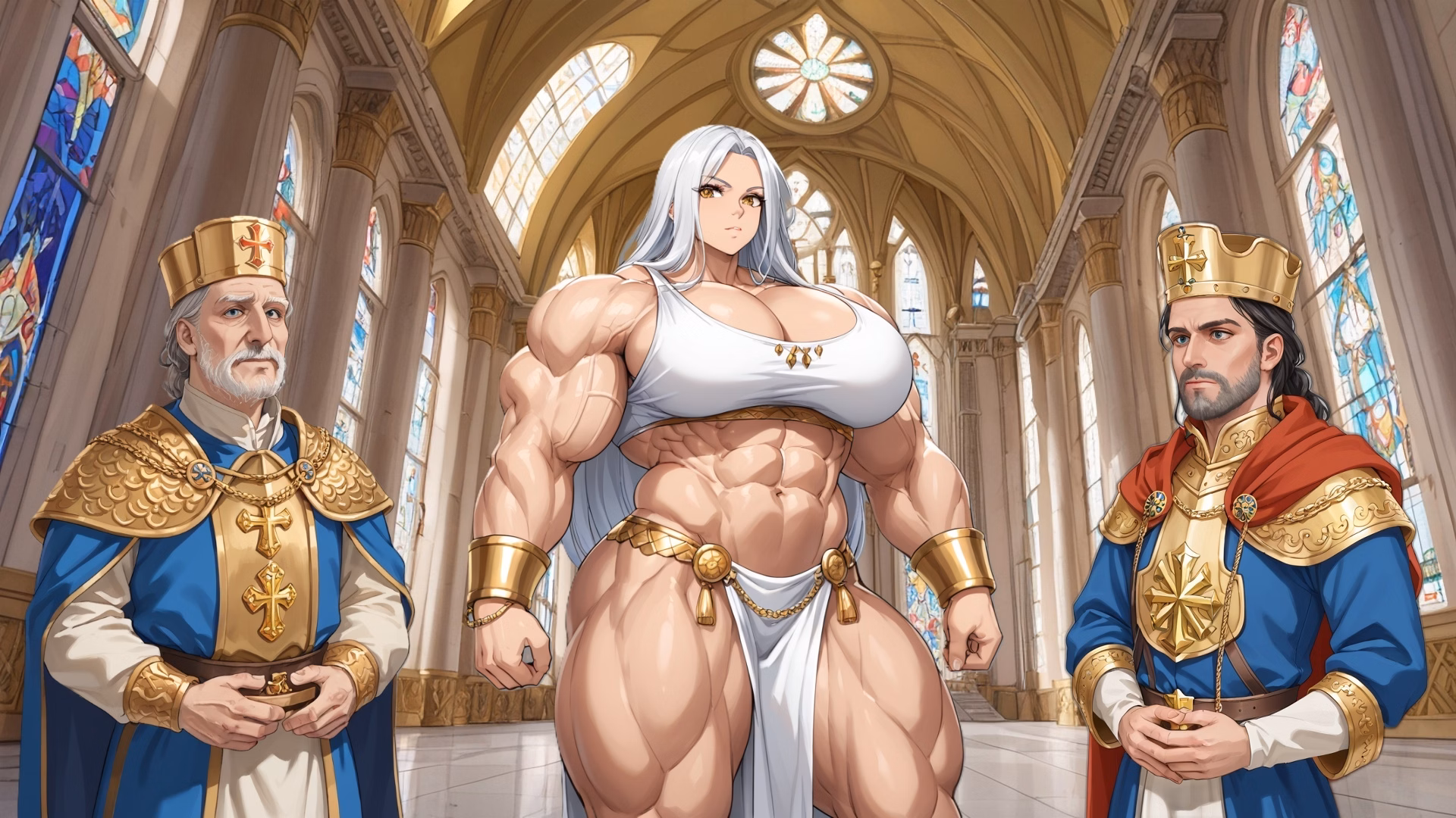 VN Ren'Py Muscle Queen [v1.1] [Muscle Girl Paradise] screenshot