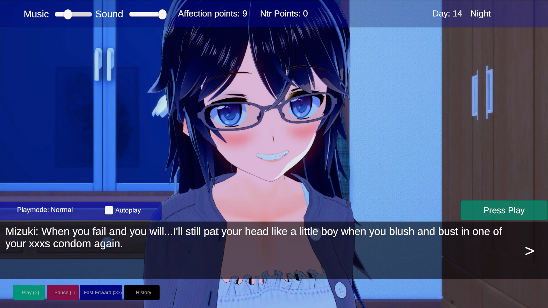 VN Unity My Girlfriend Mizuki [v1.3] [Alex Nova] screenshot