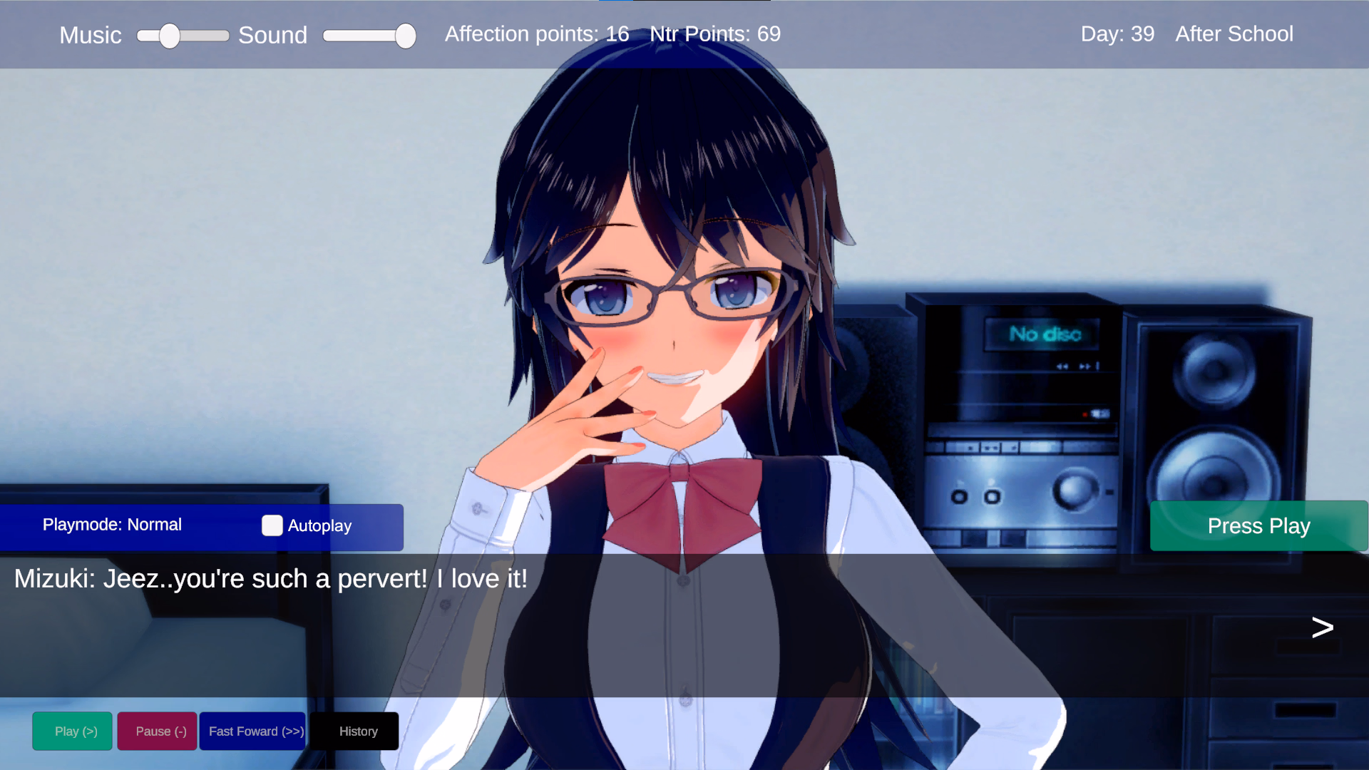 VN Unity My Girlfriend Mizuki [v1.3] [Alex Nova] screenshot