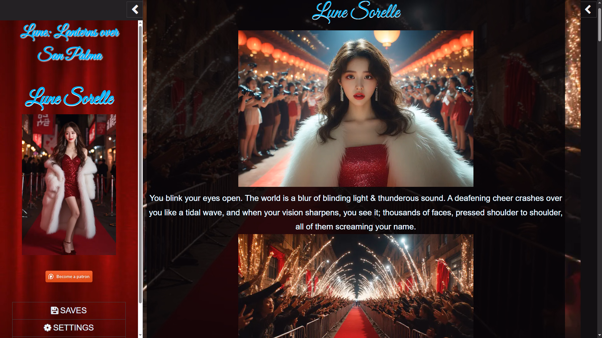 VN HTML Lune: Lanterns over San Palma [v0.0.2] [Violet Kitten] screenshot