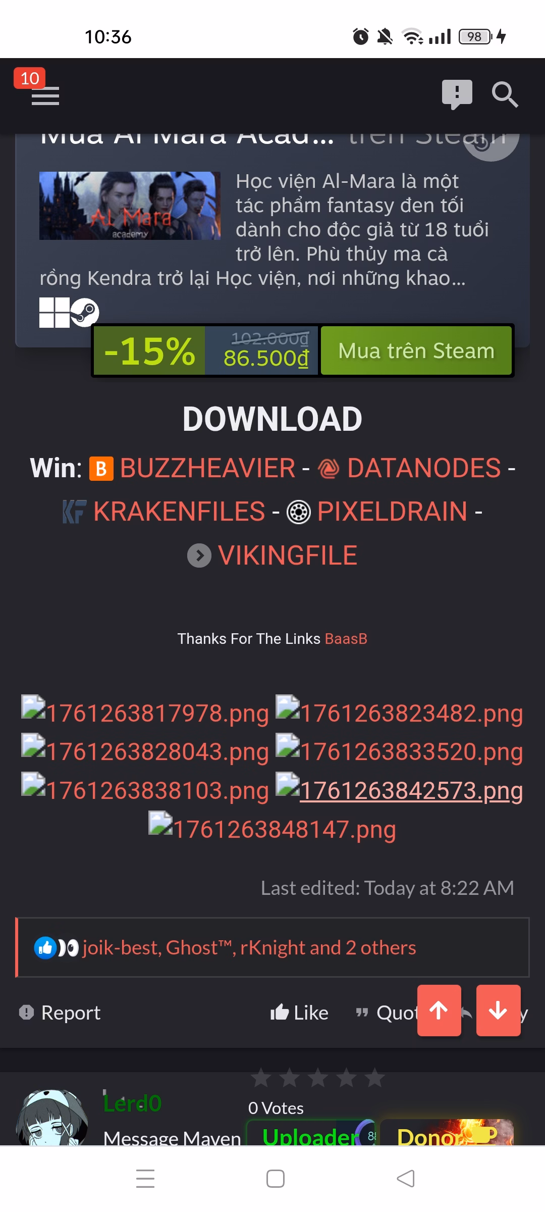 VN Ren'Py Completed Al Mara Academy [Final] [Quiet Coven Games] screenshot