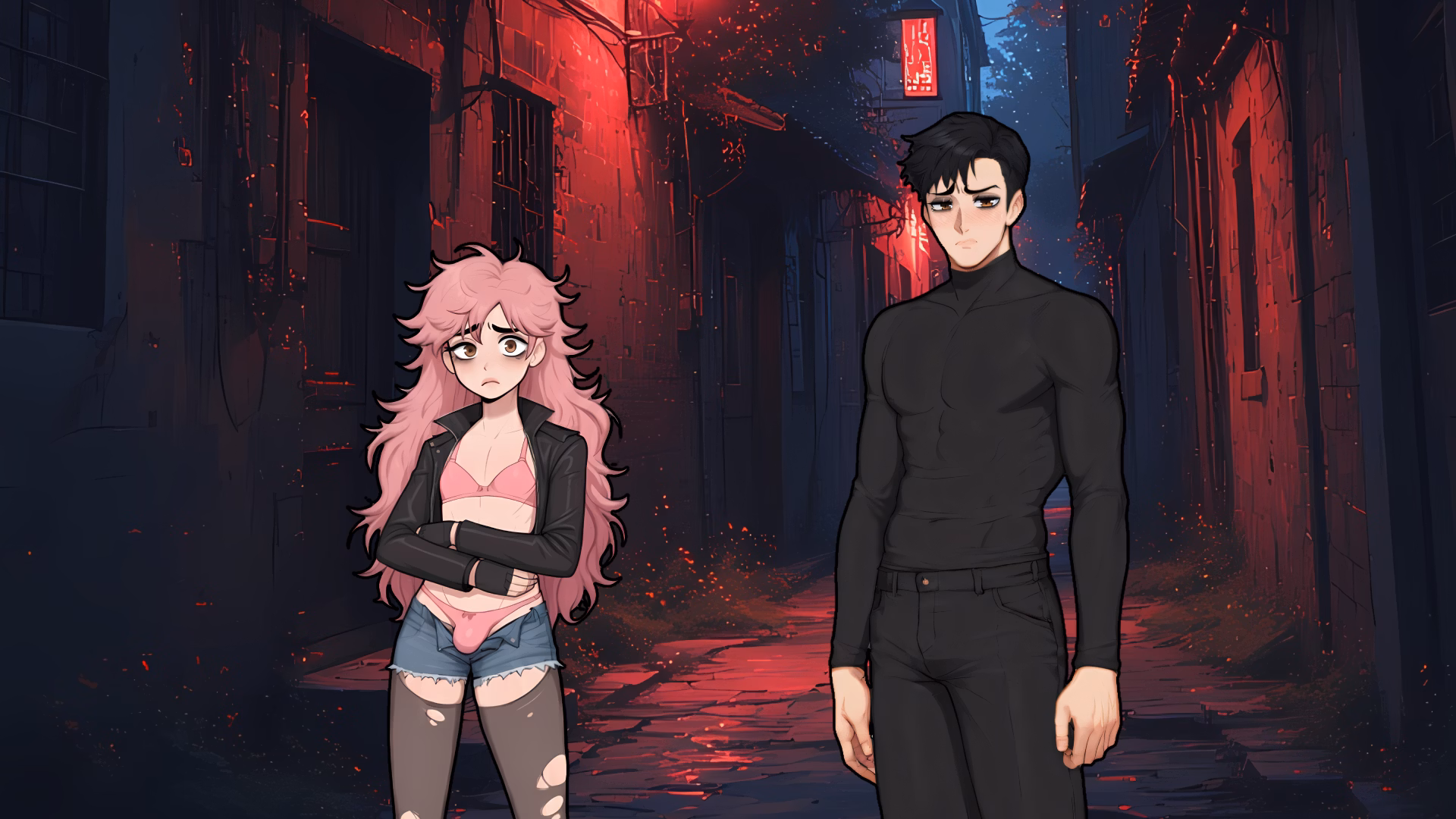 VN Ren'Py My Homeless Femboy [Demo v1.1] [yaminox] screenshot