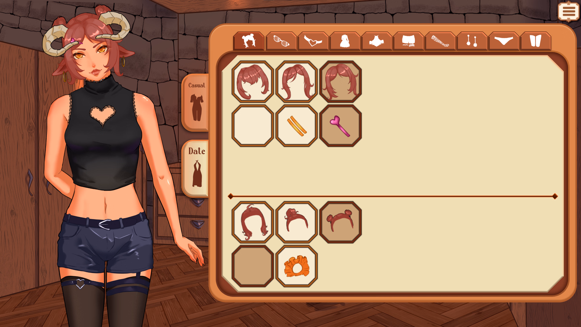 Unity My evil magician boss suddenly loves me?! [Demo v0.4] [GEARL MATRIX] screenshot