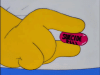 Simpsons Homer Suicide Pill.gif