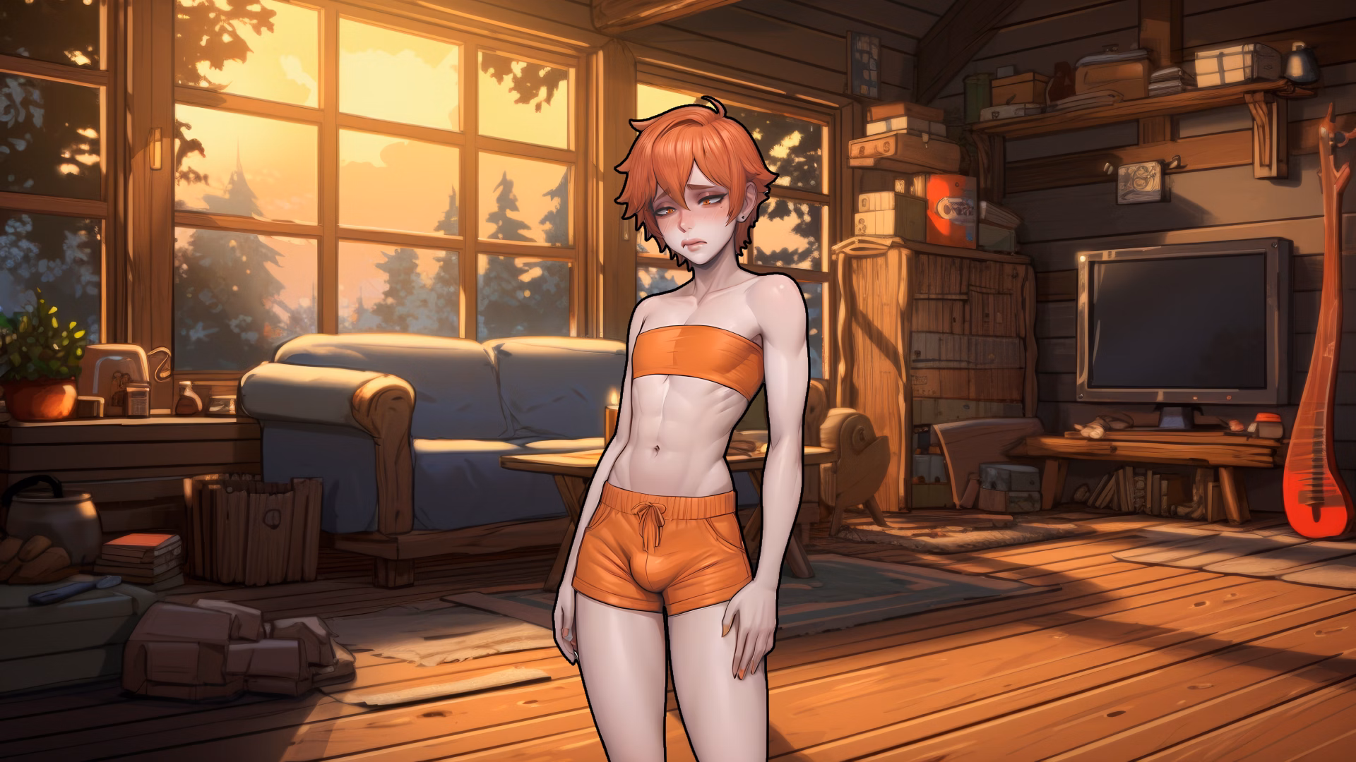 VN Ren'Py Femboys in My Head [v1.4 demo] [yaminox] screenshot