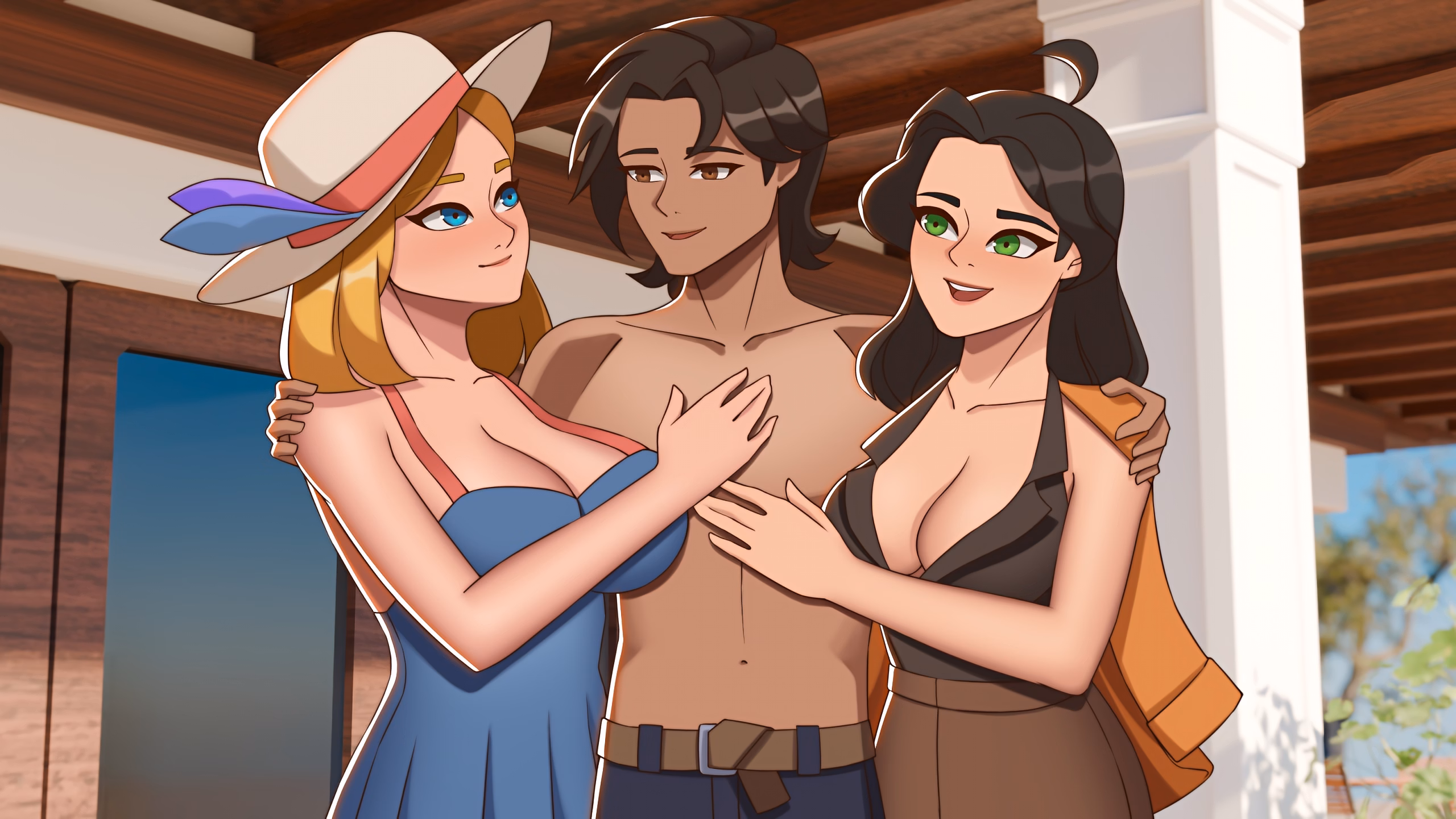 VN Ren'Py Completed Summer Passion [Final] [Margary Games] screenshot