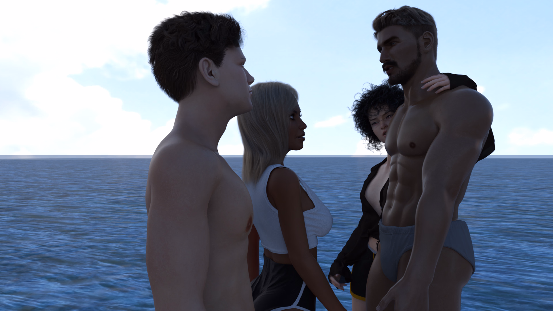 VN Ren'Py Red Flags: Infidelity Island [v0.3] [Lostworks] screenshot