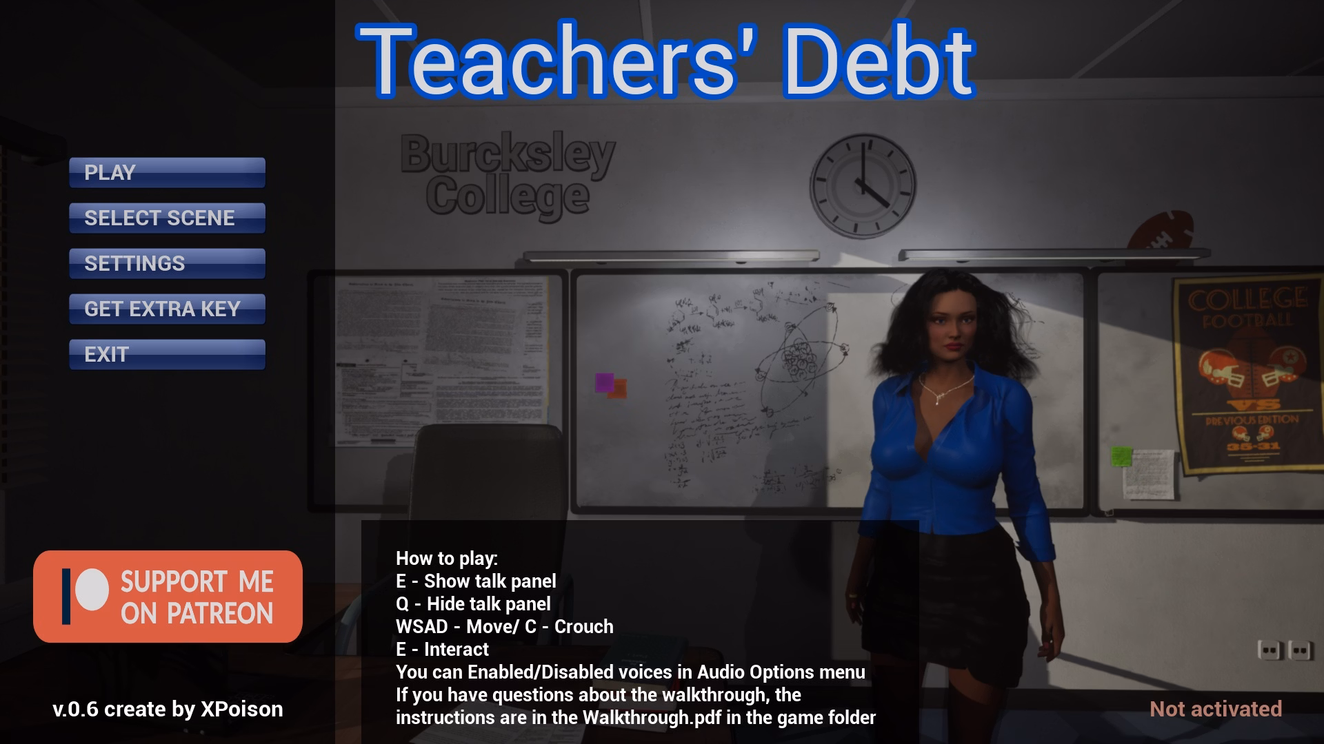 Unreal Engine Abandoned Teacher's Debt [v0.6d] [XPoison]