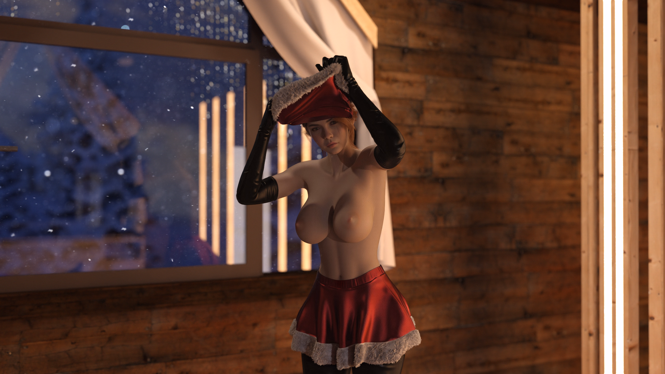 VN Ren'Py Completed Stuffing Her Stocking [v1.0 Voiceless] [Nuverotic] screenshot