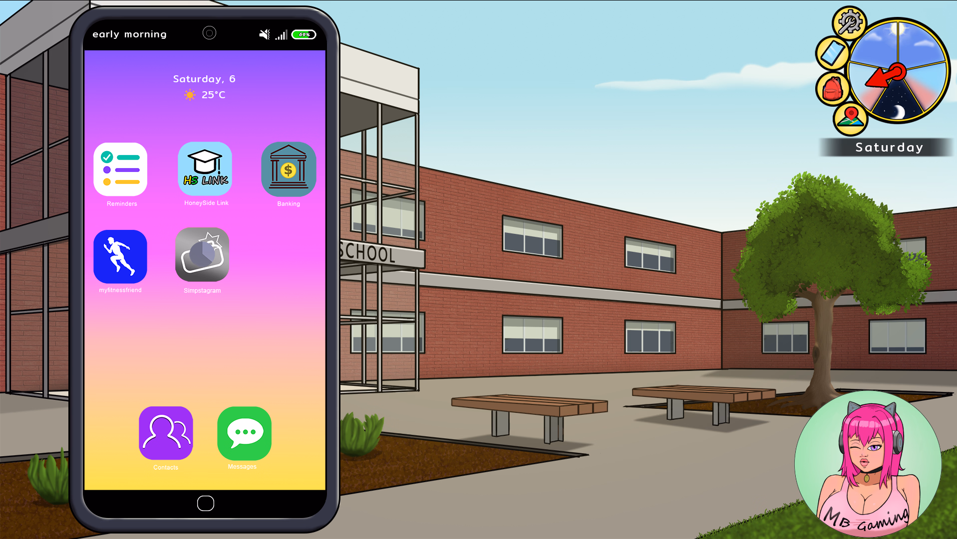 Ren'Py Honeyside Story [v0.0.4] [Mad Bel Gaming] screenshot