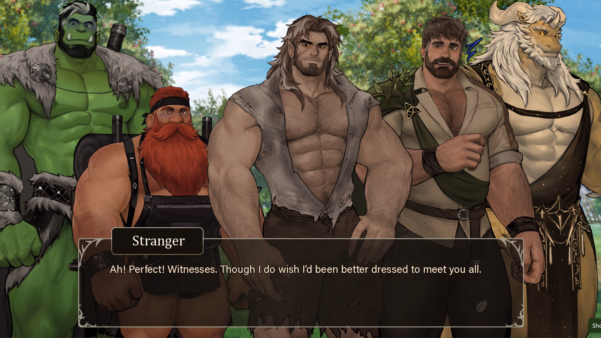 Ren'Py Druid of Hungwood [demo] [Y Press Games] screenshot
