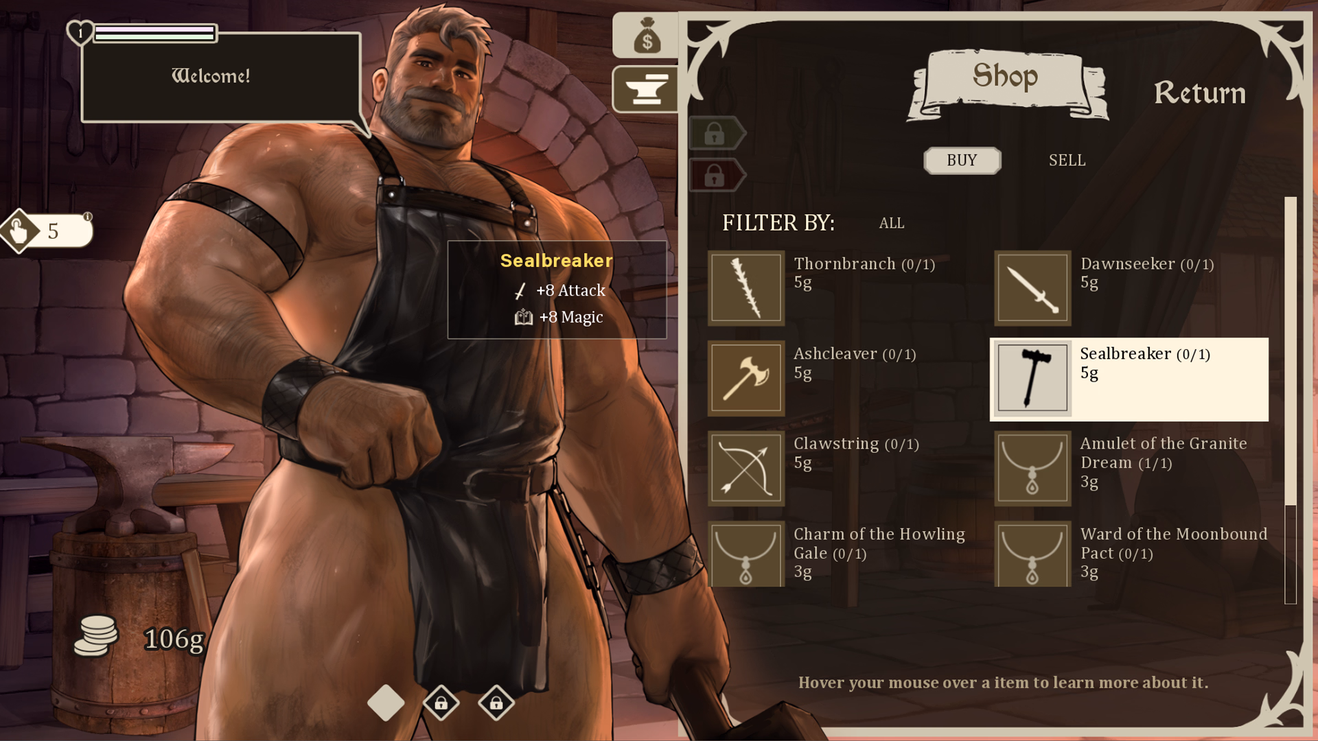 Ren'Py Druid of Hungwood [demo] [Y Press Games] screenshot