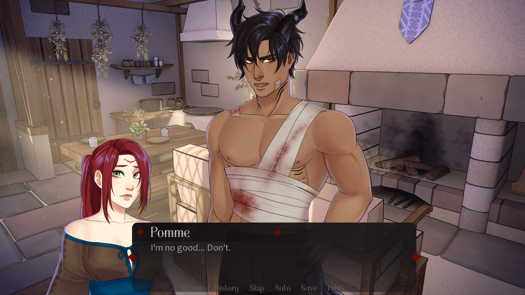 VN Ren'Py The Demon's Apple [demo] [Kakera] screenshot