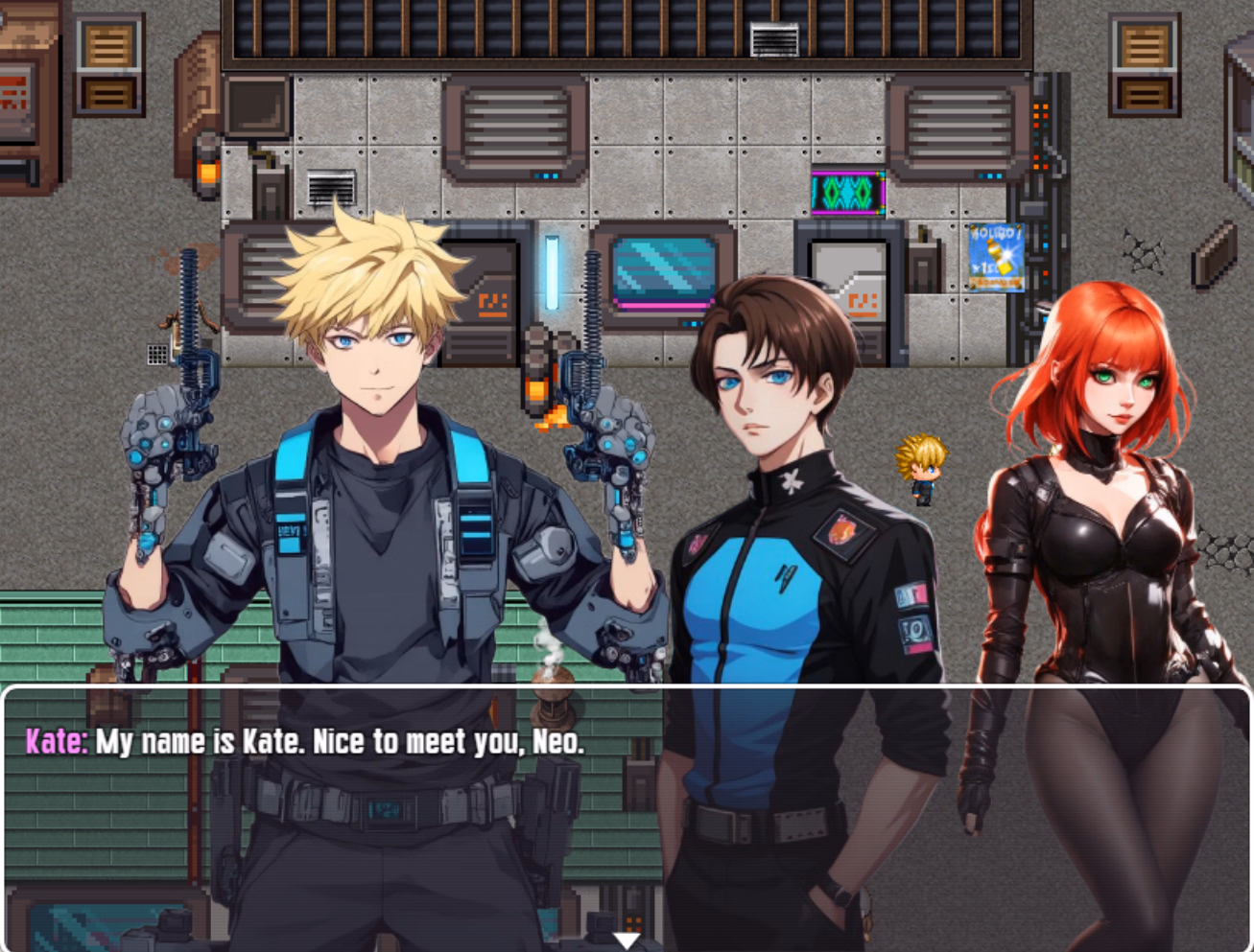 RPGM Cyberwhores [v0.1] [Moonnut] screenshot