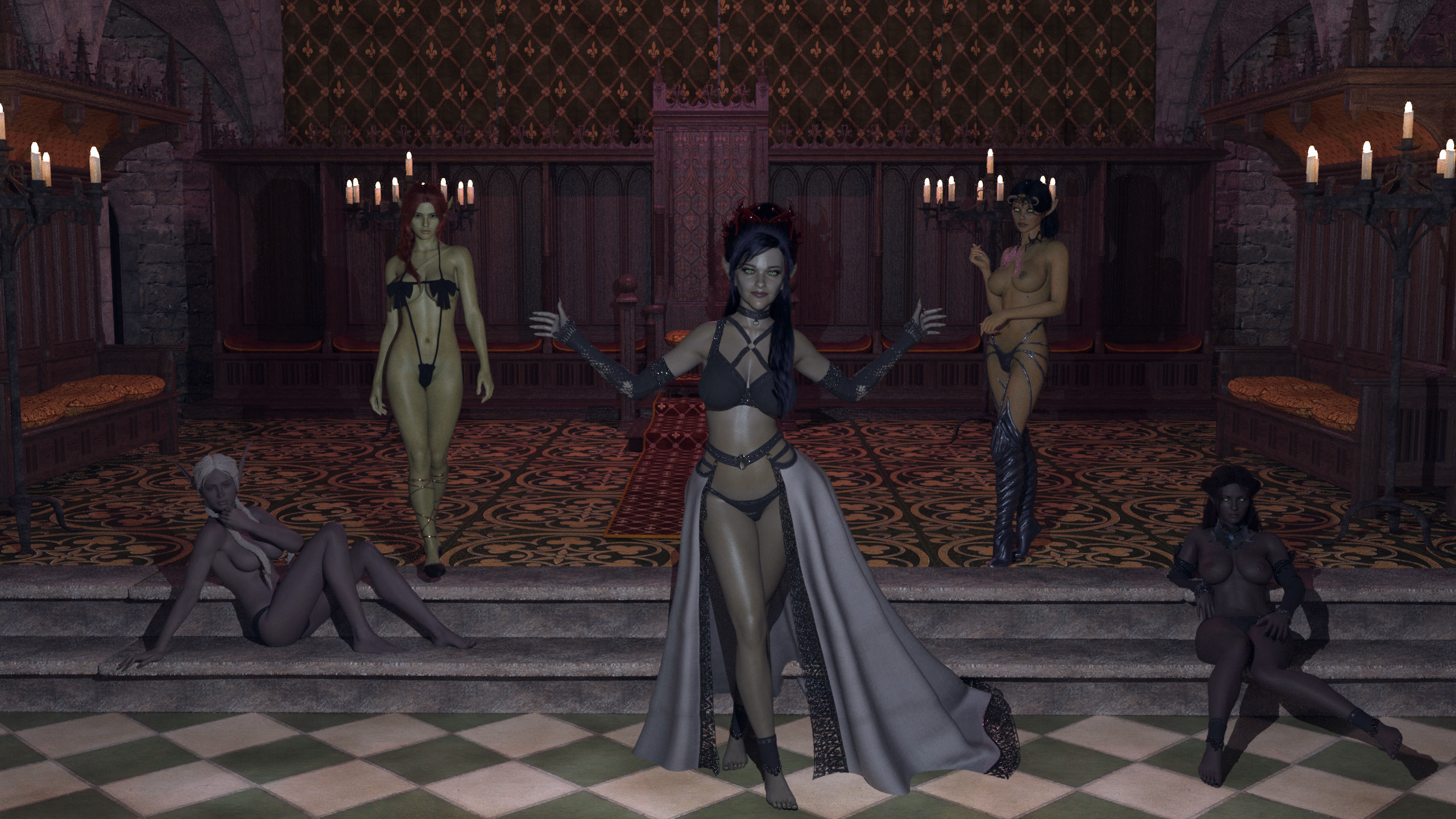 VN Ren'Py Underdark: Prisoner Monster Girl Isekai [v0.01] [The Sin Workshop] screenshot