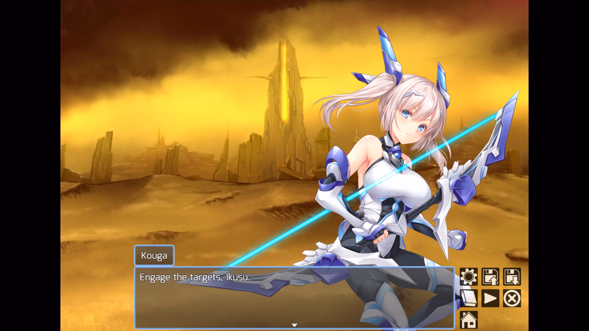VN RPGM Completed Radiance of Annihilation -Disorder Eclipse- [v1.00] [Courreges Accel] screenshot