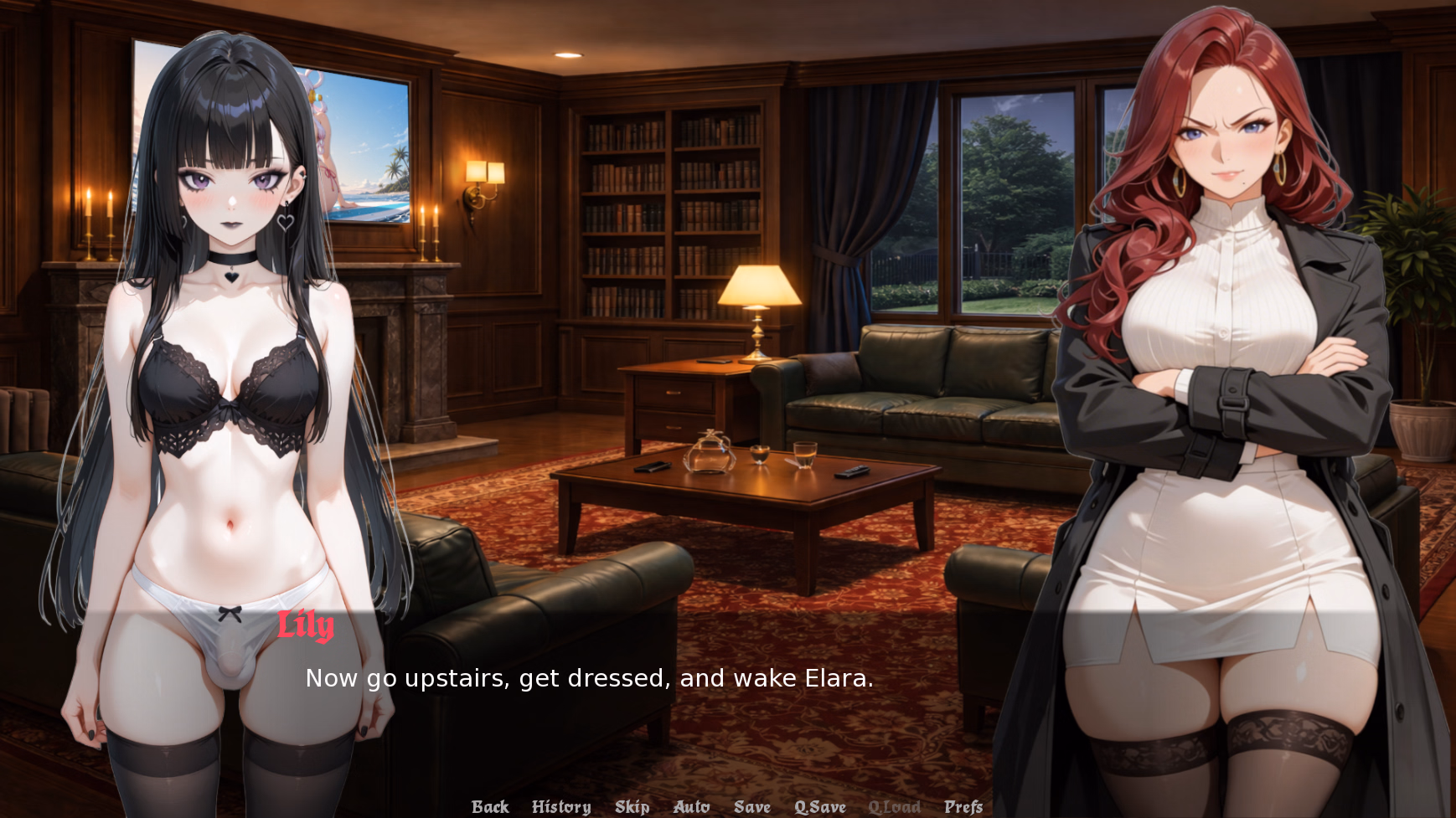 VN Ren'Py Aetherwyn Manor [Prologue] [Flameheart Games] screenshot
